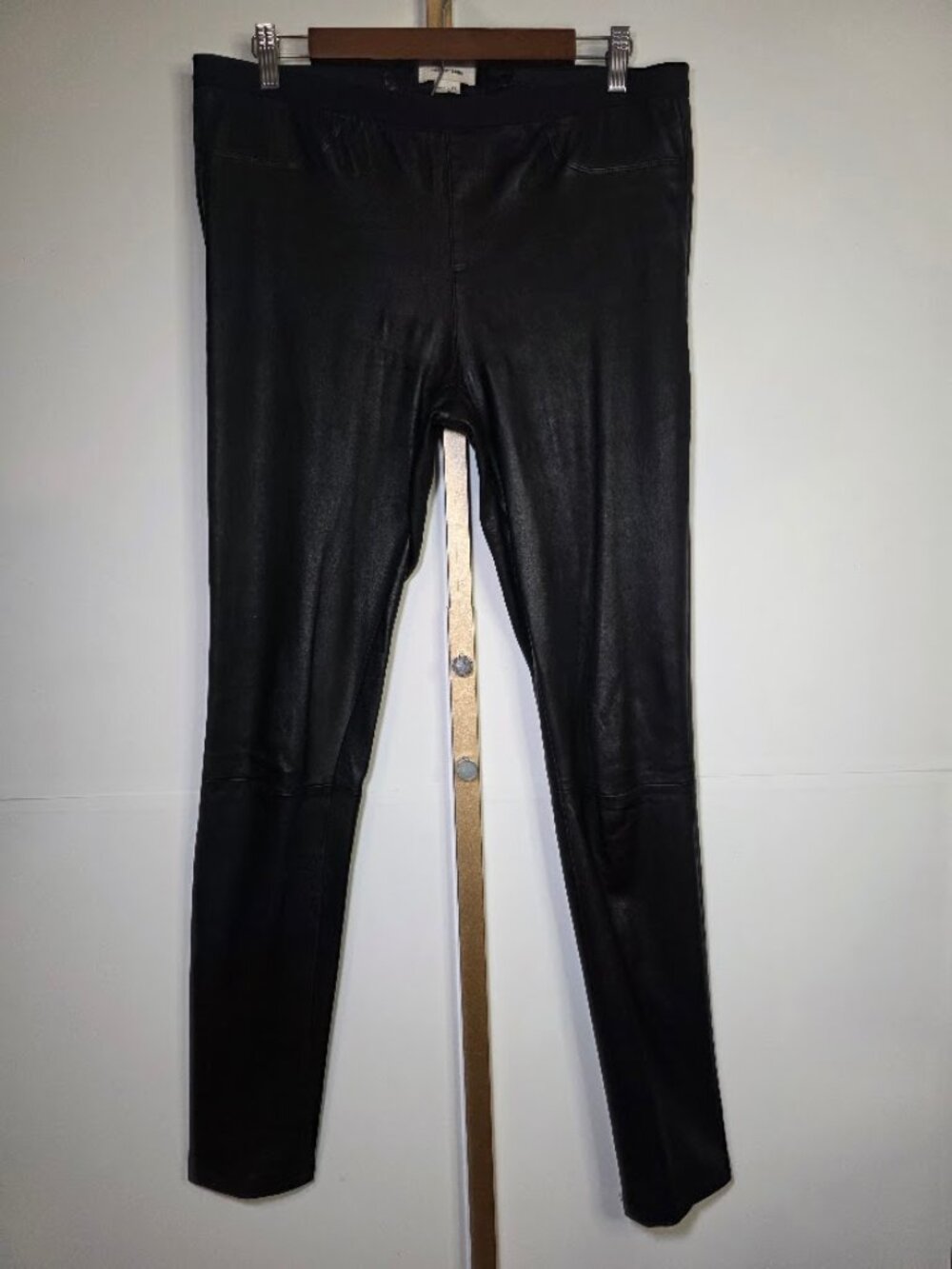 Helmut Lang 100% Lamb Leather Stretch Pants 12